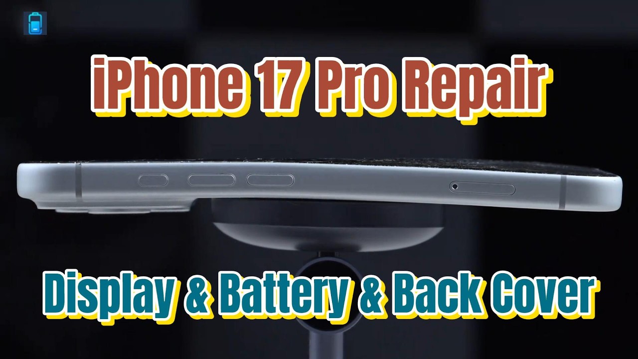 iPhone 17 Pro Full Repair: Screen, Battery & Back Cover Replacement