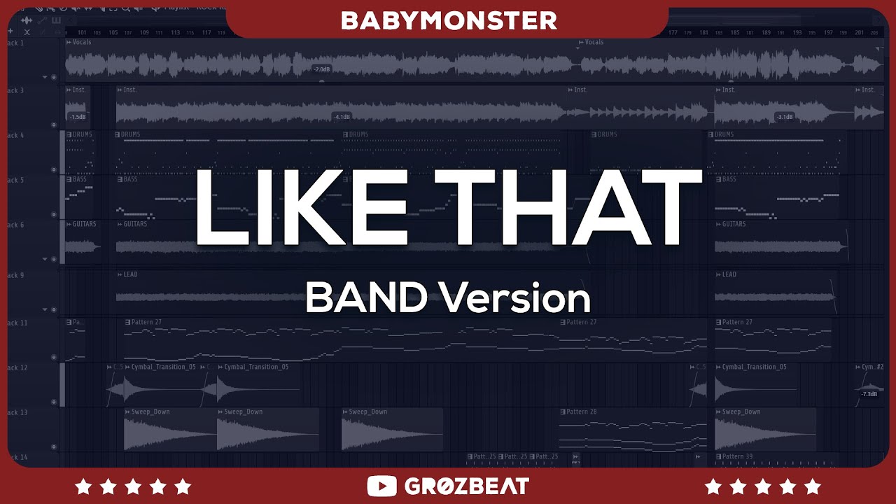 BABYMONSTER - LIKE THAT (Band Ver.) // LIVE STUDIO VERSION