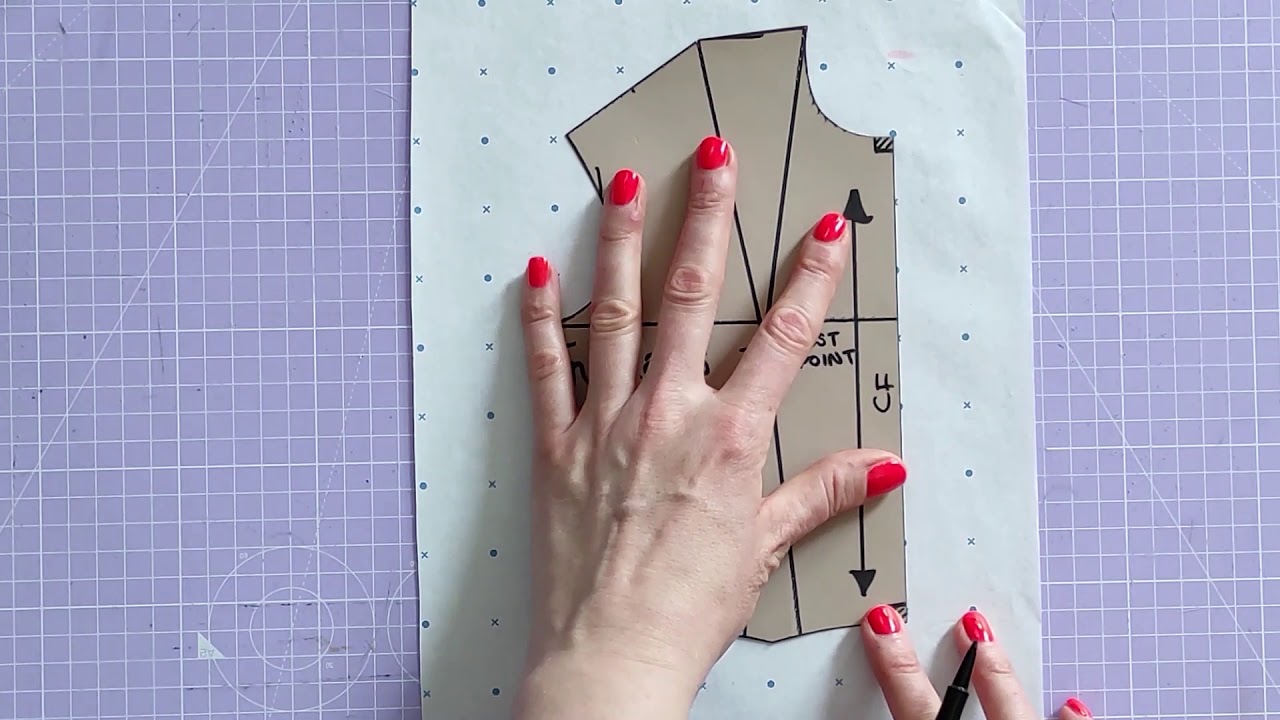 Slash & Spread Bodice Darts- Beginner How To Pattern Drafting Tutorial