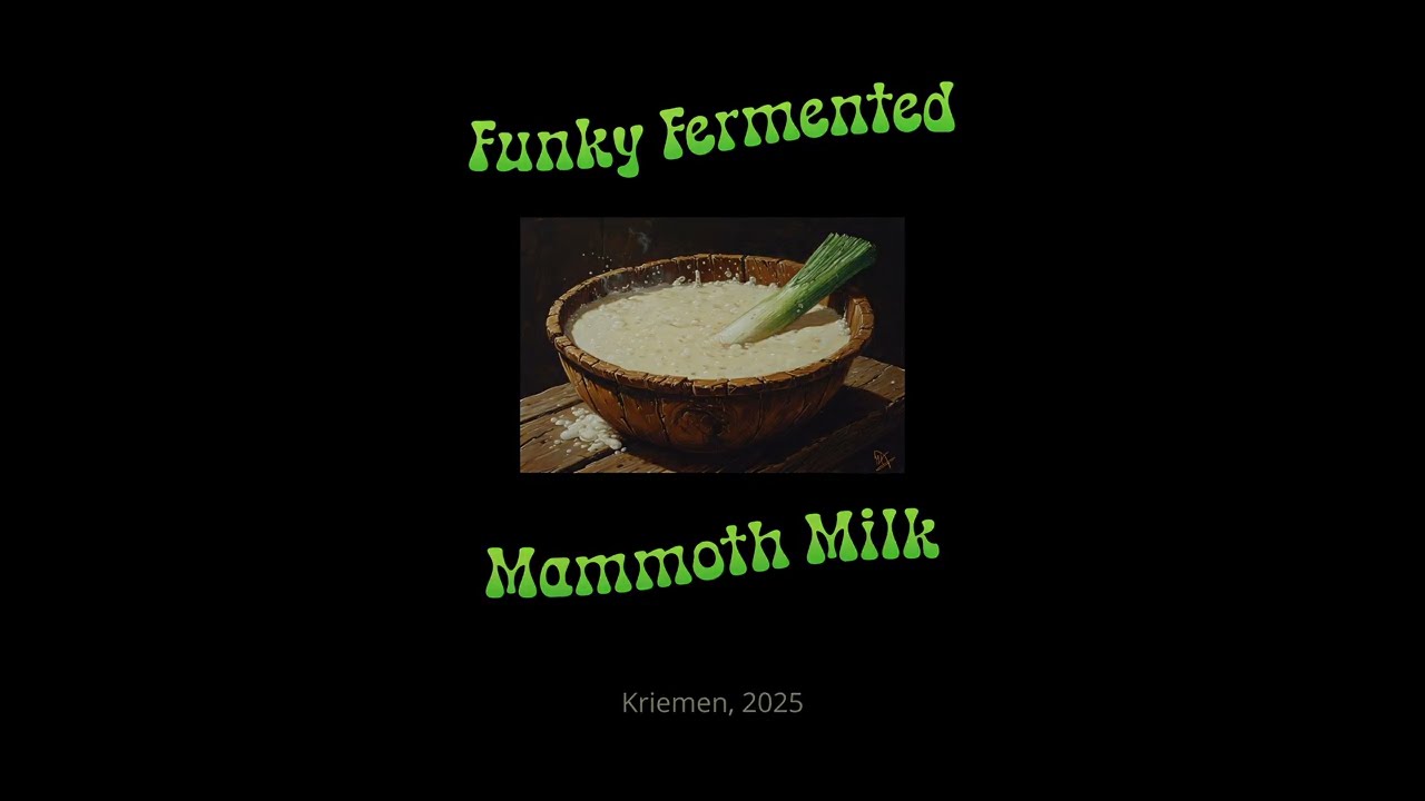 Funky Fermented Mammoth Milk