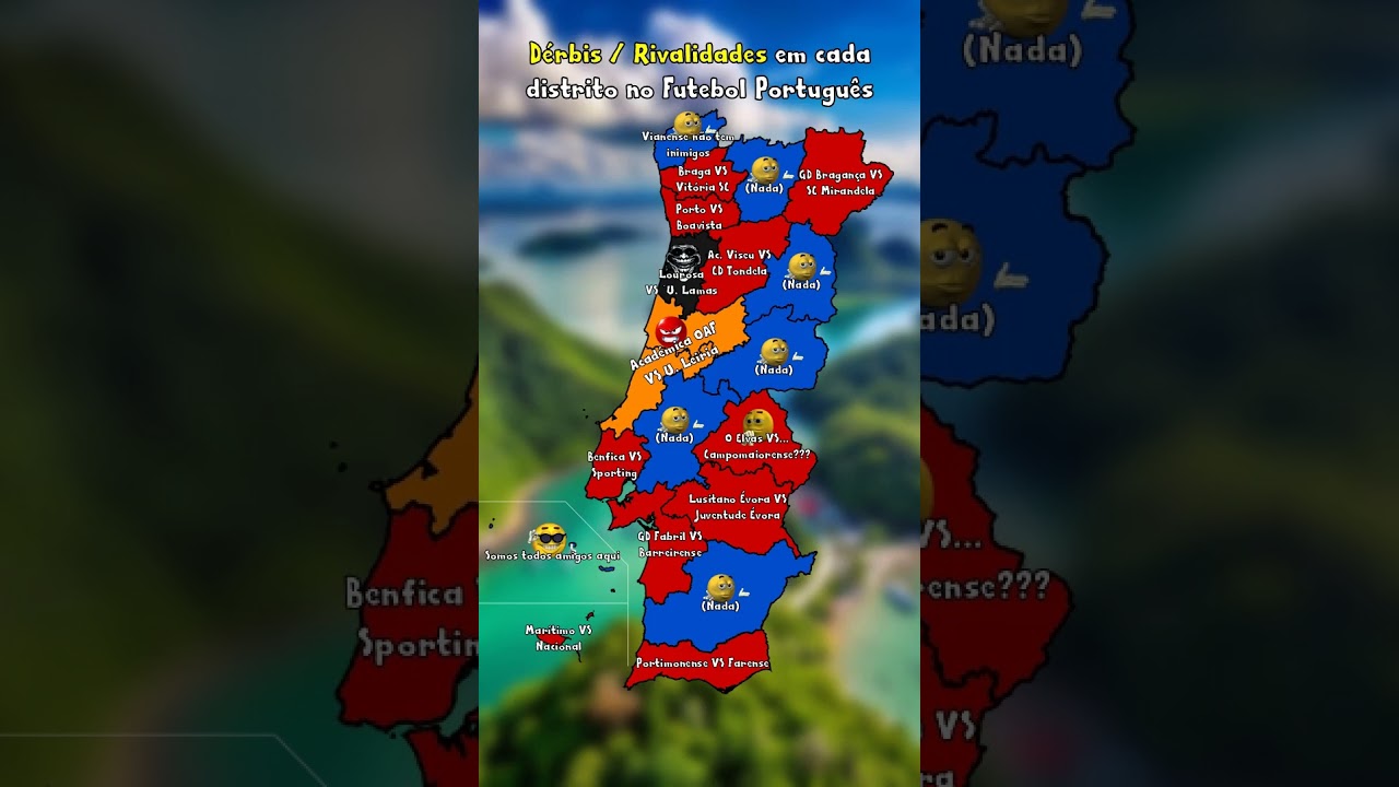 D&eacute;rbis / Rivalidades em cada distrito no Futebol Portugu&ecirc;s