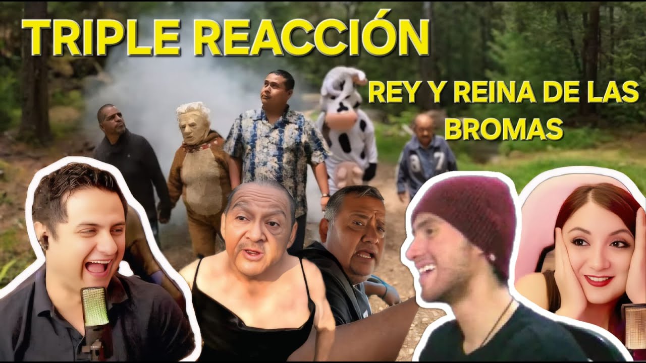 TRIPLE REACCION AL REY DE LAS BROMAS! TORNEO DE TALENTOS, CONTRATO CARIÑOSA Y BROMA EN TAXI!