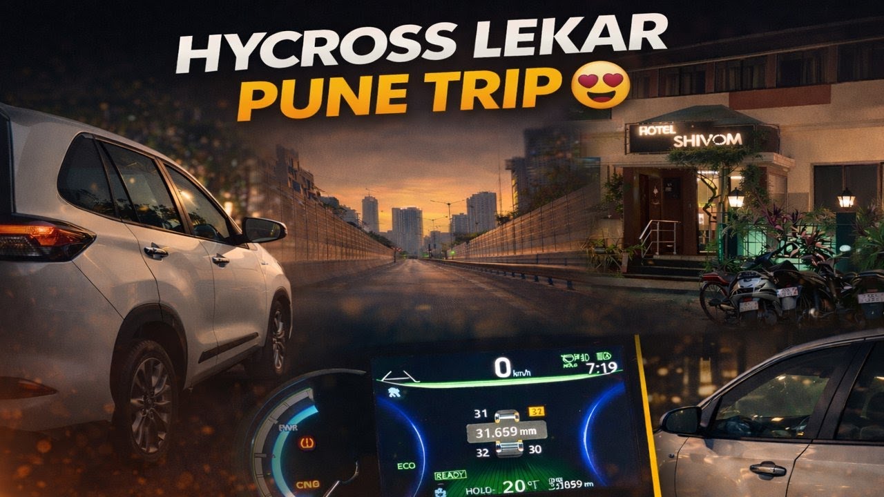 Mumbai to Pune Road Trip in Innova Hycross 🚘 | Car On Rent | Dost Se Mila