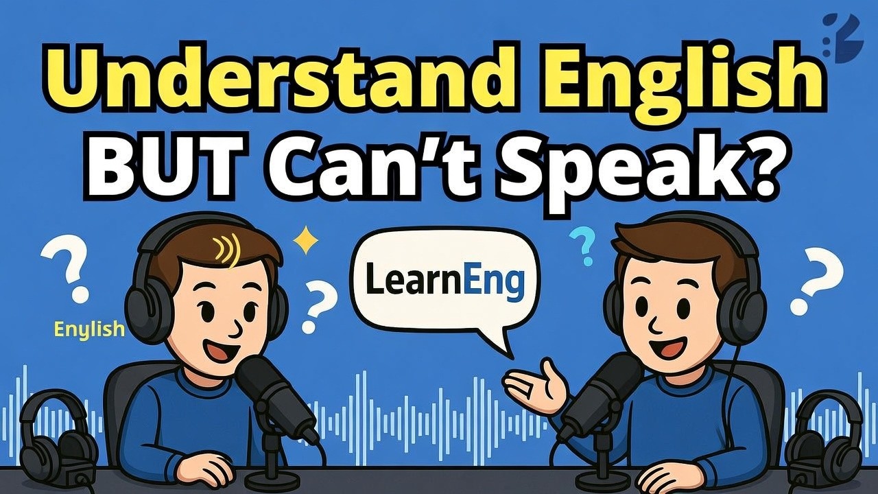 Why you understand English But Can't Speak It.  And How to Fix It | Podcast | LearnEng