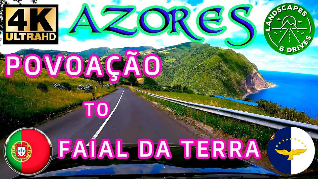 Povoação to Faial da Terra - AZORES 4K Drive - São Miguel - #azores
