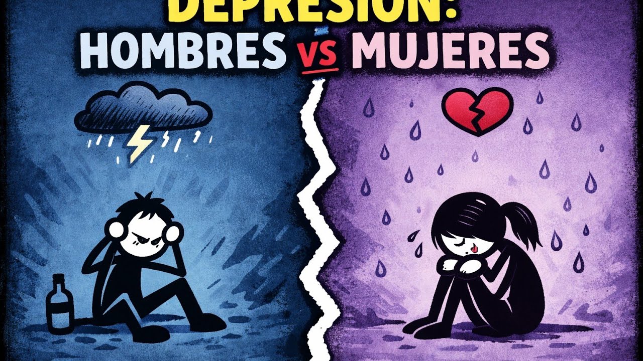 La depresión no es igual en hombres y mujeres...