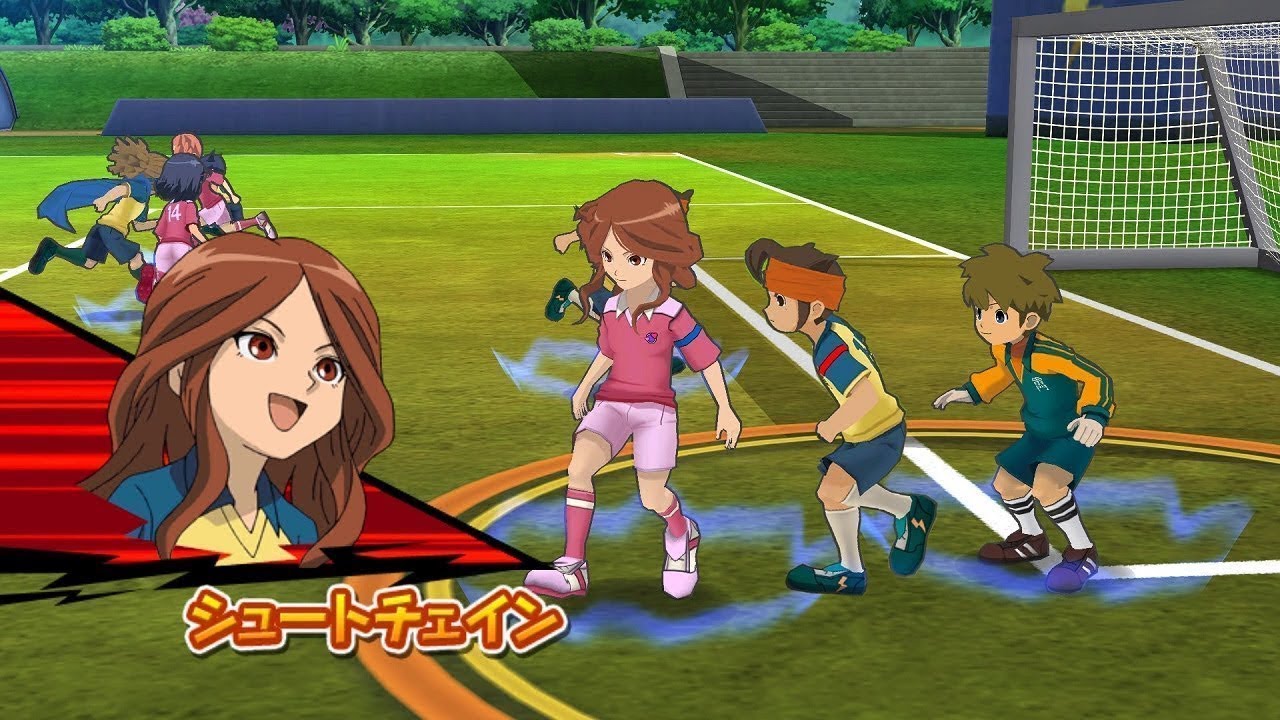Inazuma Eleven Go Strikers 2013 Raimon 2 Vs Inazuma Girls Wii 1080p (Dolphin/Gameplay)