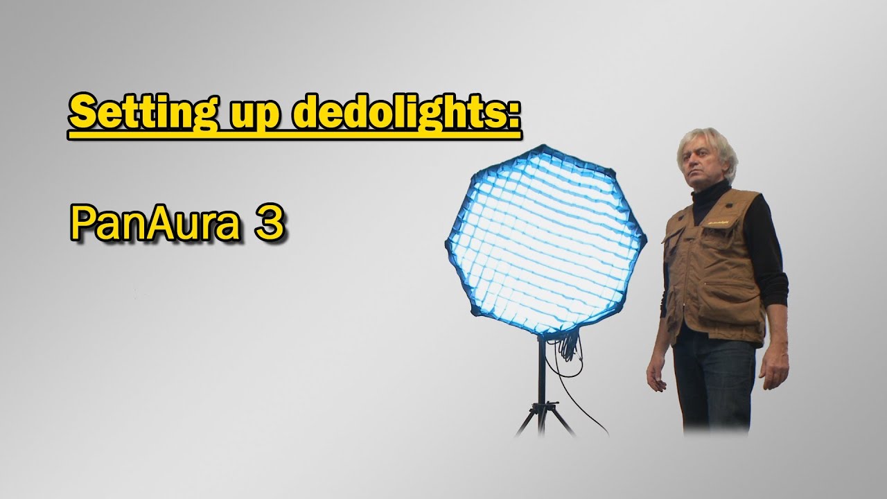 Setting up dedolights: PanAura 3