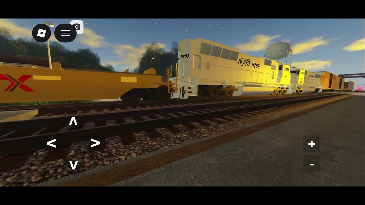 BNSF Ace With 2 NARX Middle DPU & Autoracks 