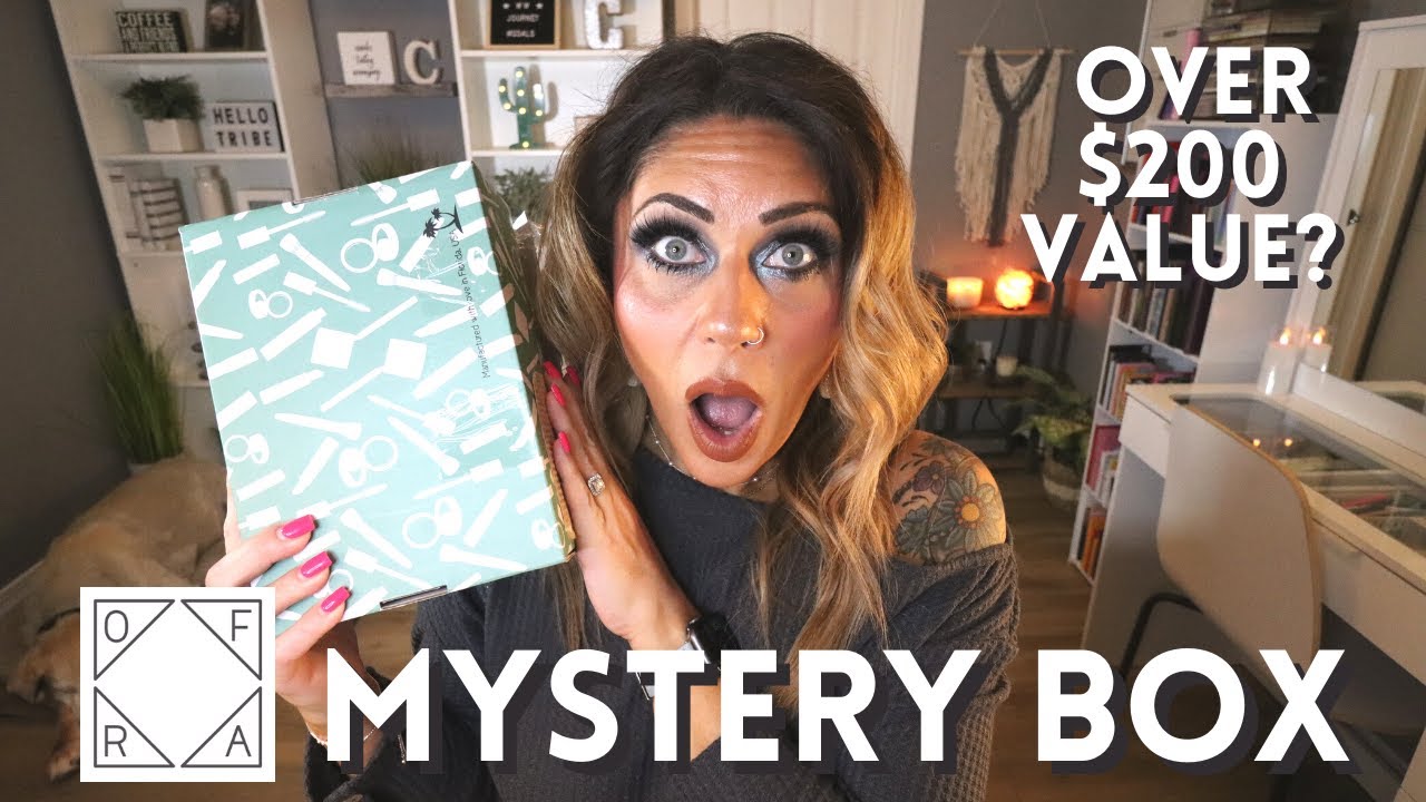 OFRA COSMETICS MYSTERY BOX!! - OVER $200 VALUE??!?? UNBOXING - BUDGET BEAUTY