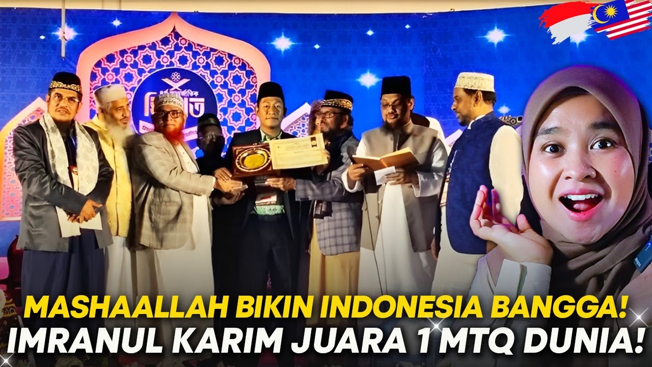MASHAALLAH! USTADZ IMRANUL Tampil Gemilang Di Panggung MTQ DUNIA Bawa Pulang Prestasi Utk Indonesia!