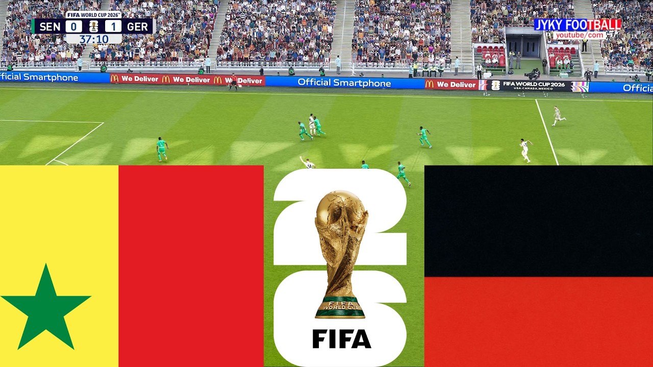 Senegal vs Germany | FIFA World Cup 2026 (USA) | Full Match All Goals - eFootball PES