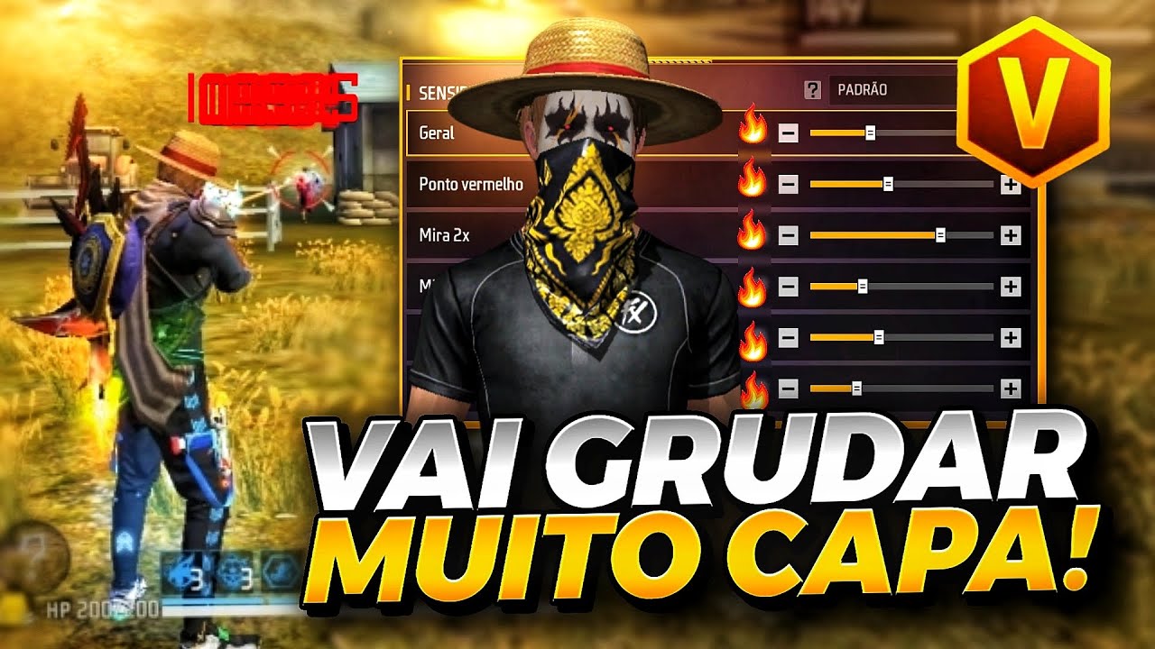 ATUALIZADA 2026!🔥 A MELHOR SENSIBILIDADE para SUBIR CAPA na NOVA ATUALIZAÇÃO do FREE FIRE!