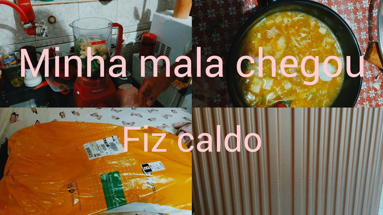 MINHA MALA CHEGOU// FIZ CALDO// FICAMOS SEM LUZ