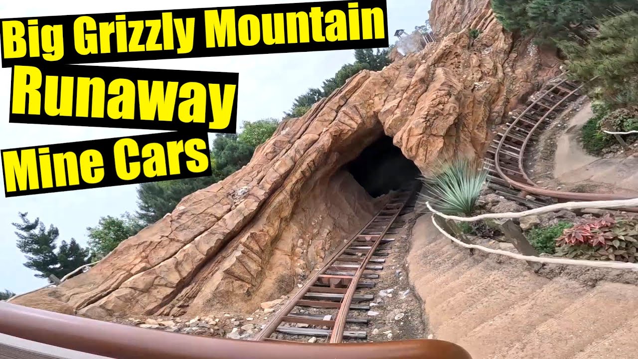 POV Big Grizzly Mountain Runaway Mine Cars at Hong Kong Disneyland