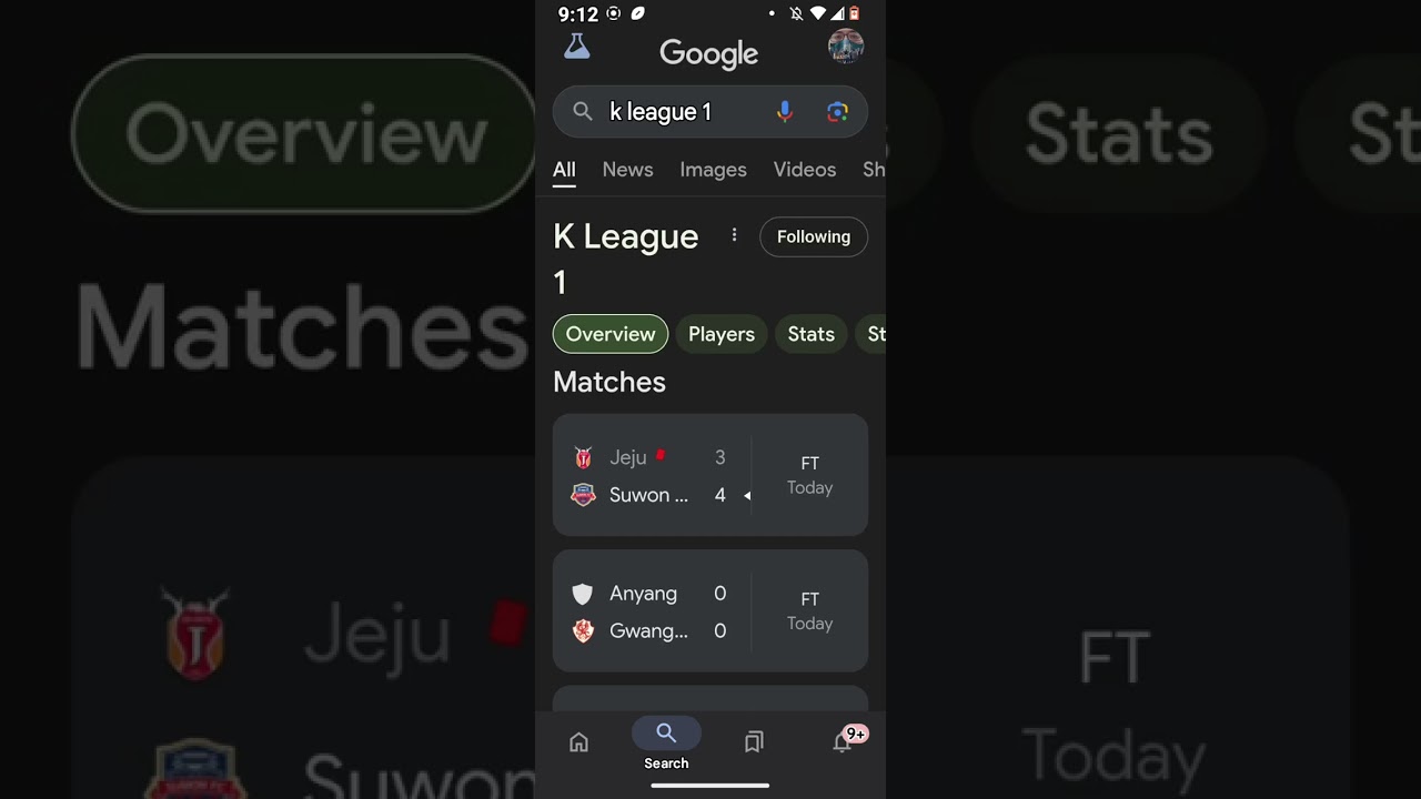 K League 1 Football Scores #kleague1