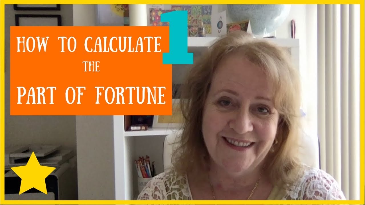 How to find The Part of Fortune in Your Chart - Part 1 - with Alison Price ⭐️