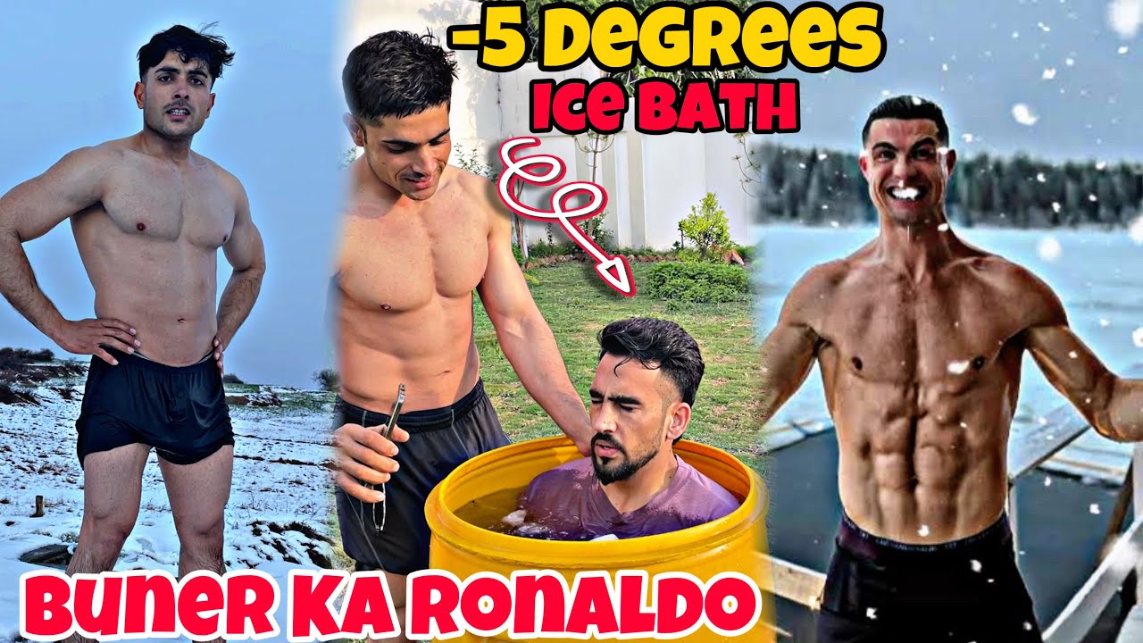 Ronaldo Of Buner 🔥 I Tried His Insane 75 Days Ice Bath Challenge😱