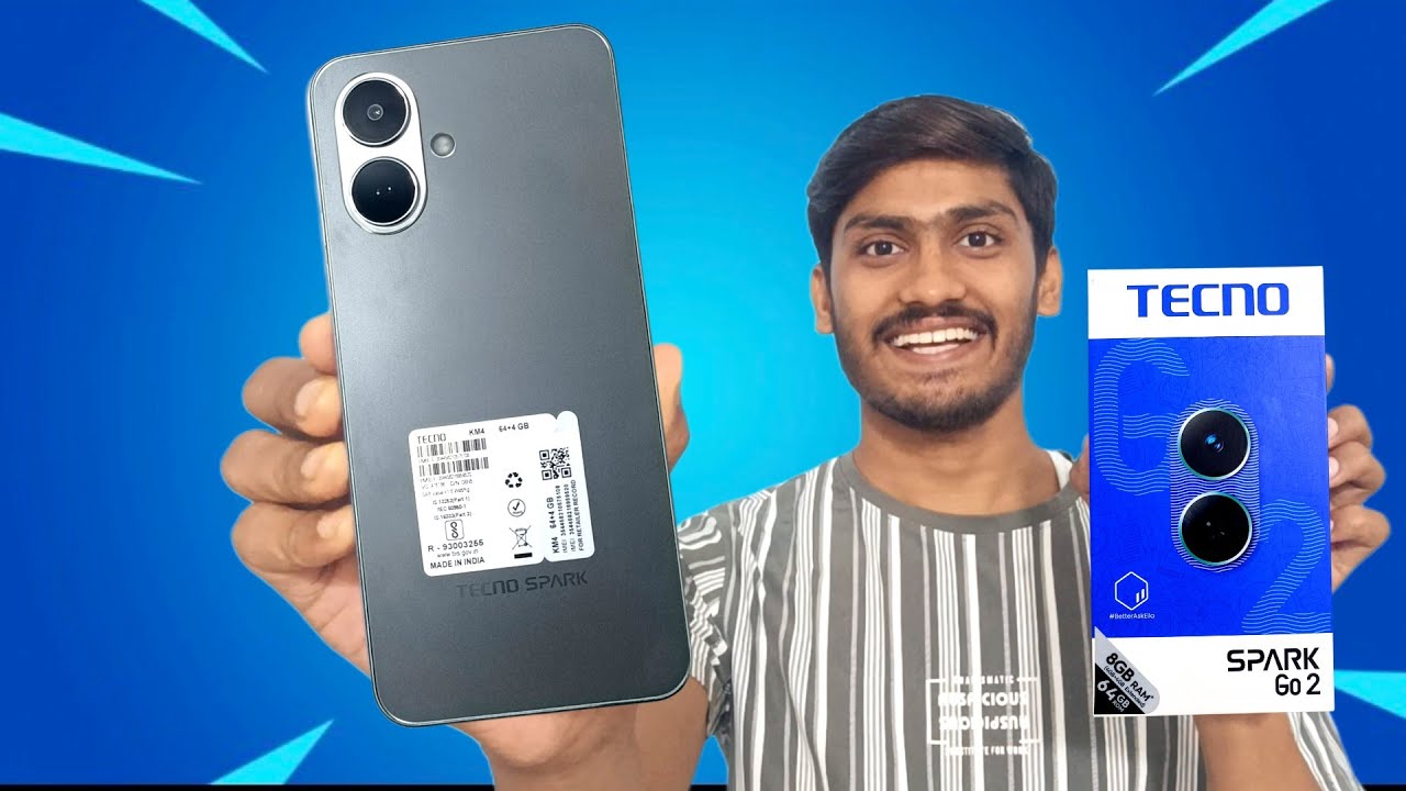 Tecno Spark Go 2 Unboxing.120hz Refresh Rate.IP64 Rating. AI Feature 