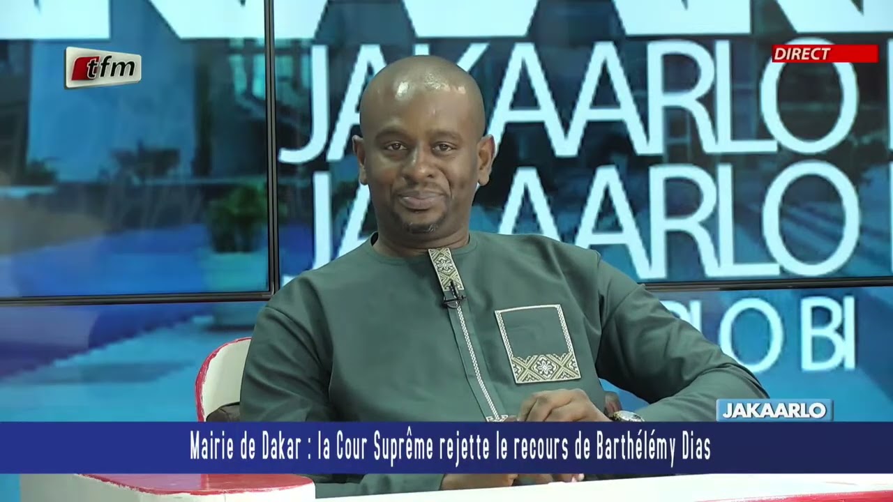JAKAARLO BI : Mairie de DAKAR, la cour suprême rejette le recours de Barthelemy DIAS