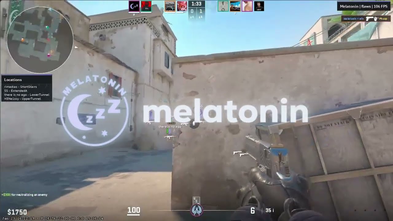 #cs2 15k premier legit gameplay | ft. melatonin.win