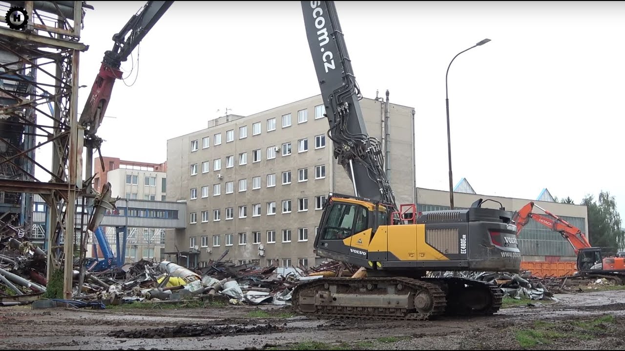 Takov&eacute; nůžky jste neviděli - demoličn&iacute; Volvo EC 480E