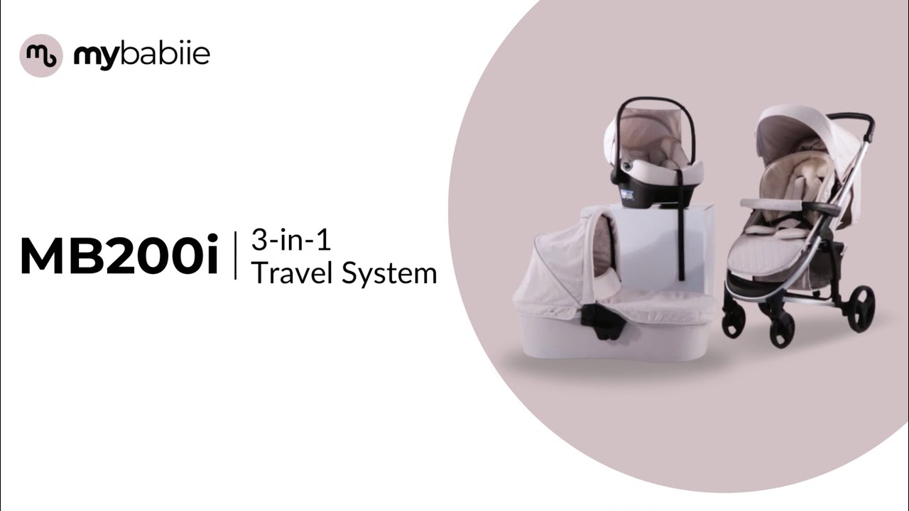 MB200i | Get to know the MB200i 3-in-1 Travel System with i-Size Car Seat
