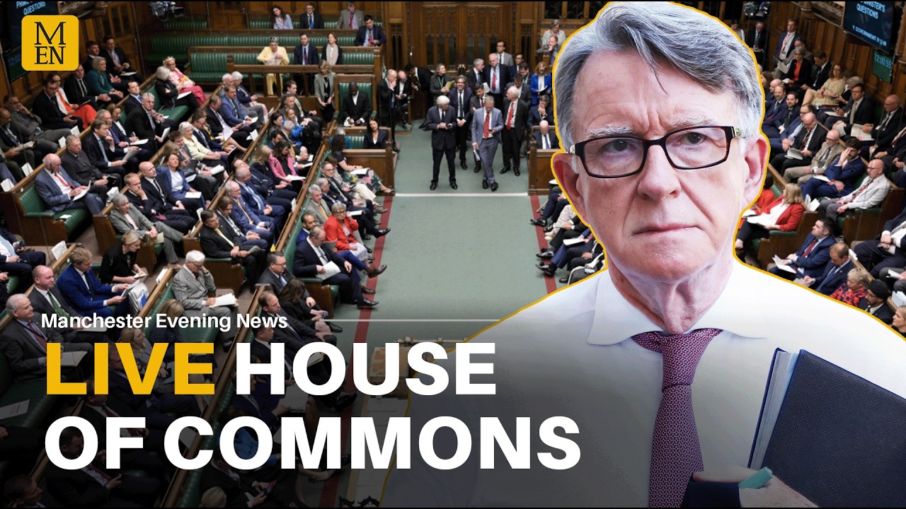 WATCH LIVE: MPs answers questions in the House of Commons with URGENT QUESTIONS on Peter Mandelson