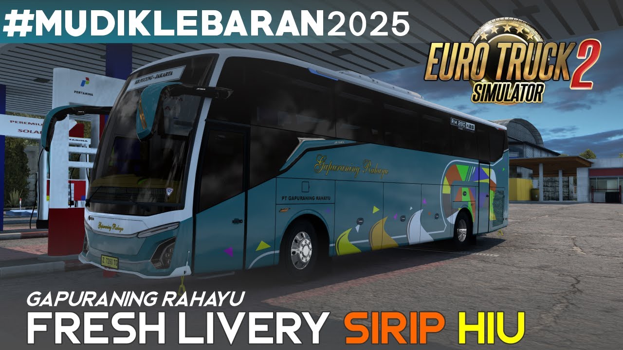 KEJAR JAM TAYANG AMBIL PENUMPANG, BERANGKAT DARI BANJAR  || GAPURANING RAHAYU JETBUS 5 || #ETS2