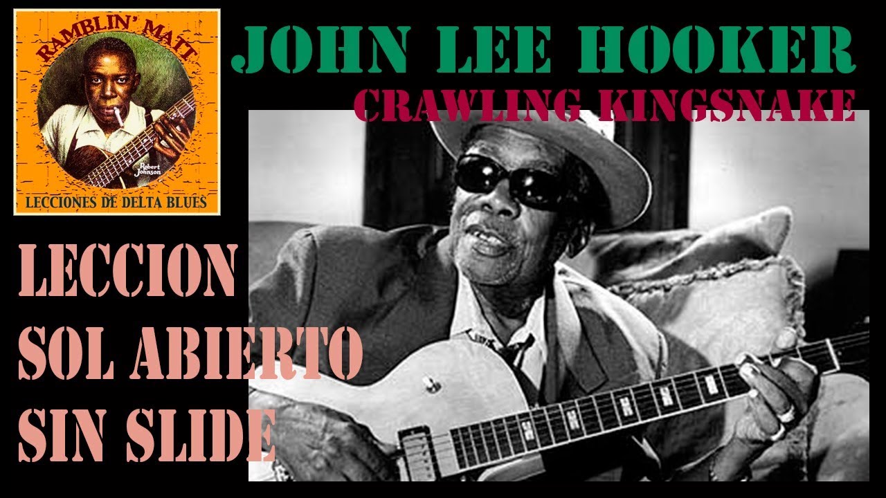 LECCION AFINACION SOL ABIERTO SIN SLIDE: TECNICA DE  JOHN LEE HOOKER