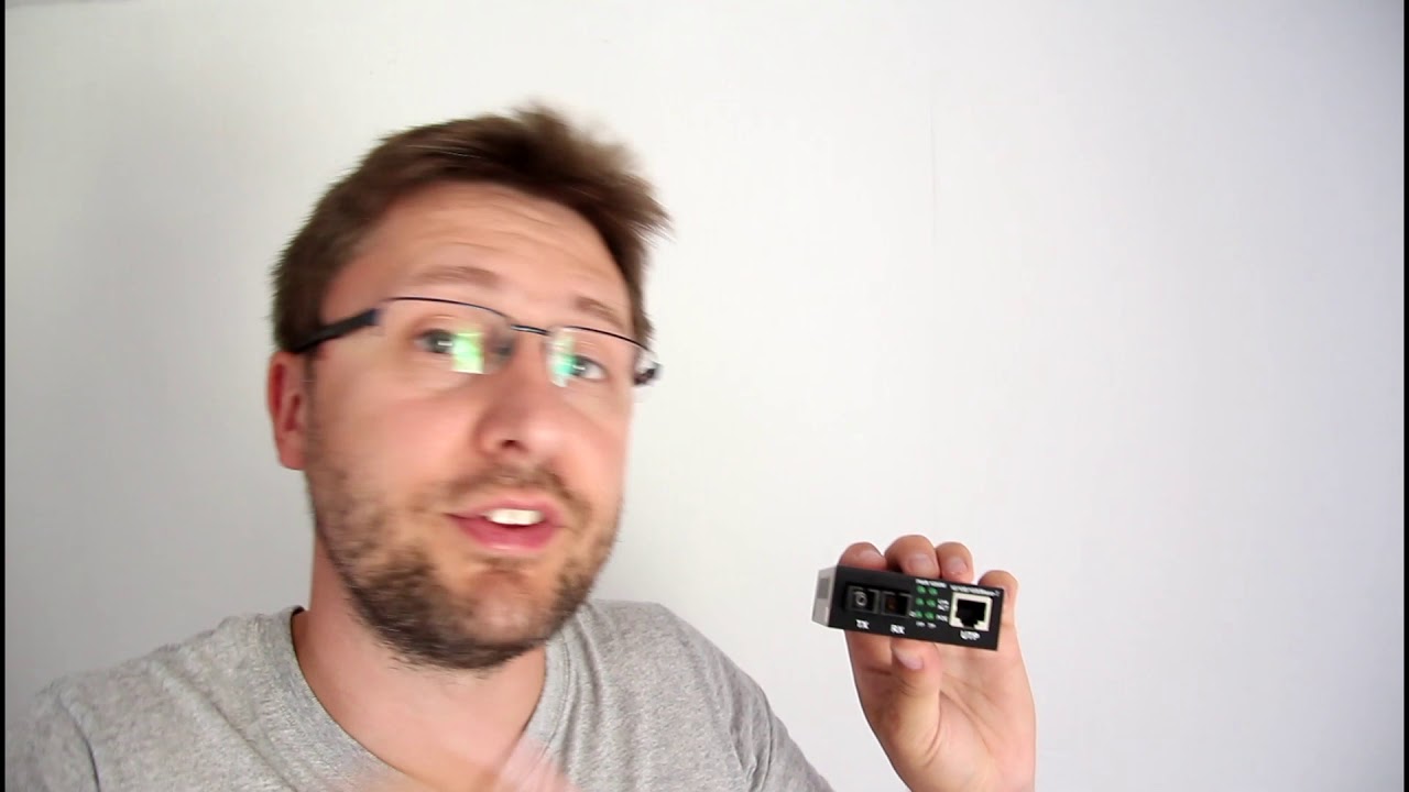 Światłowody Cz1. - Media konwerter Intellinet