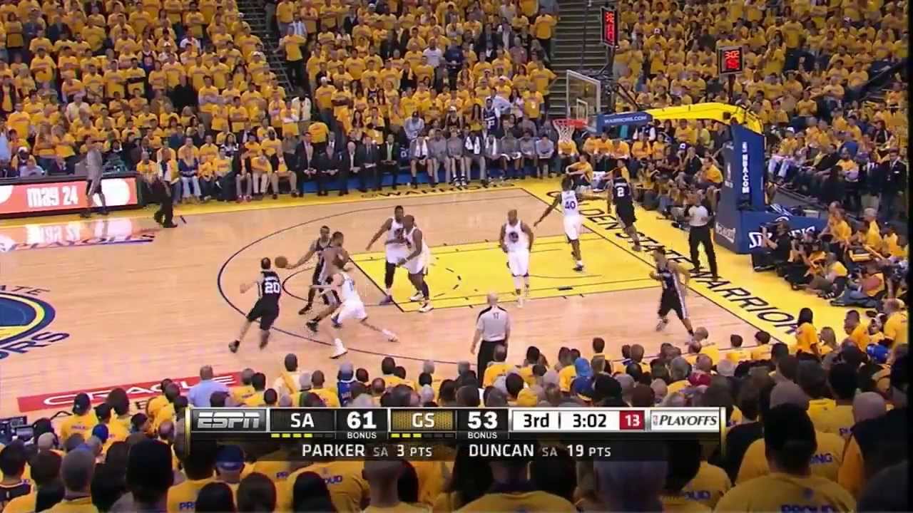 Spurs Scissor Cut Hand-off ATO