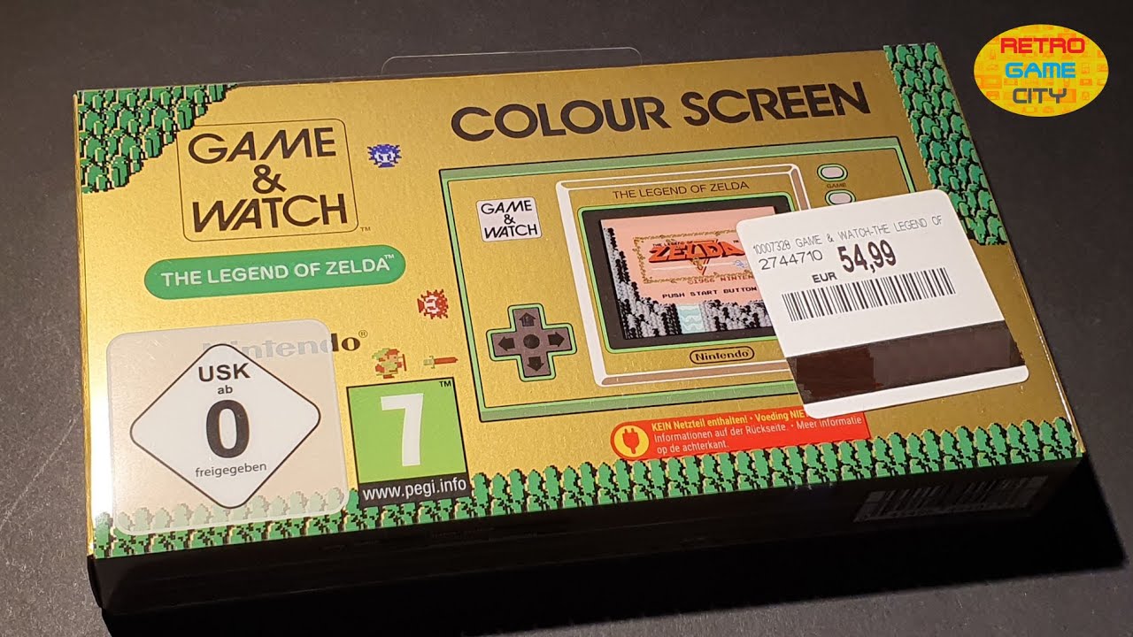 Unboxing The Legend Of Zelda, Nintendo Gam & Watch, 2021