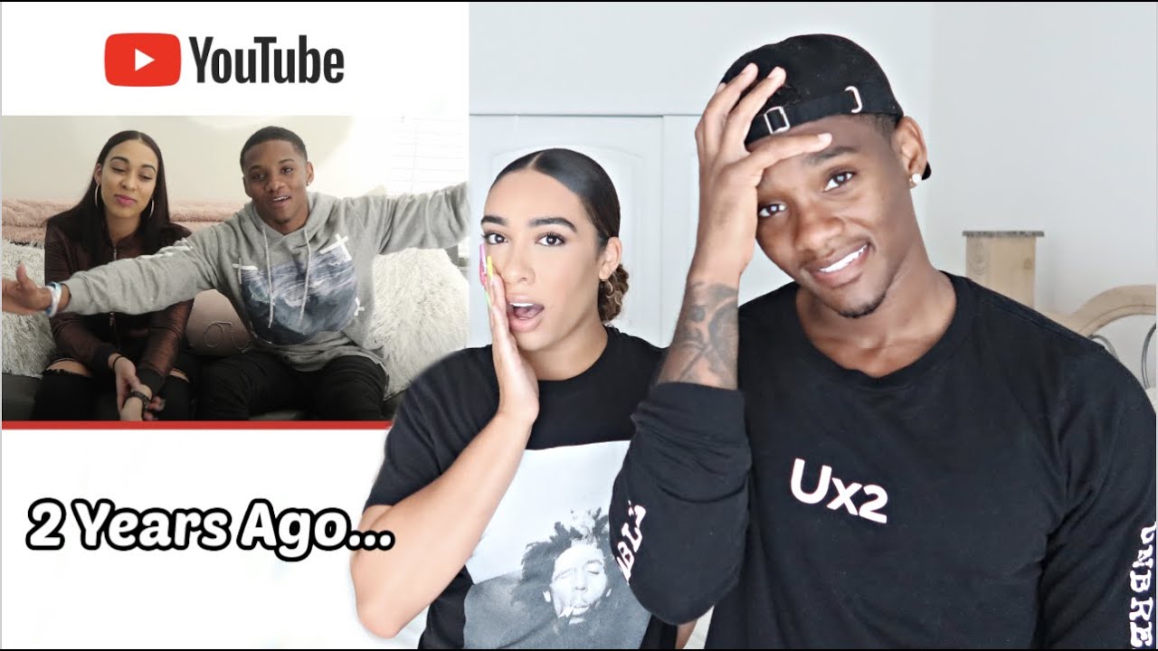 Reacting To Our First Ever Youtube Video... This Was So Embarrassing!!!