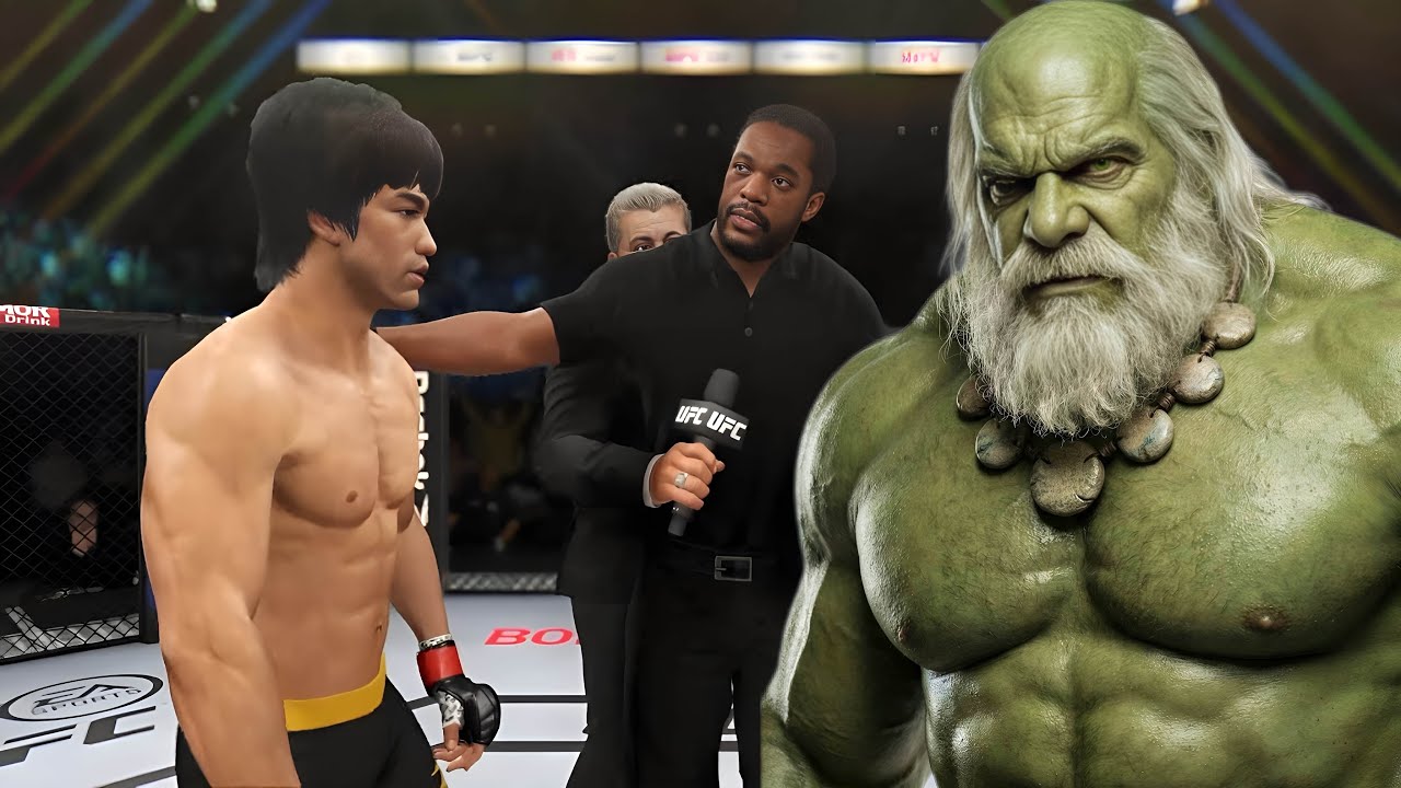 PS5 | Bruce Lee vs. Green Old Man (EA Sports UFC 4)🥊