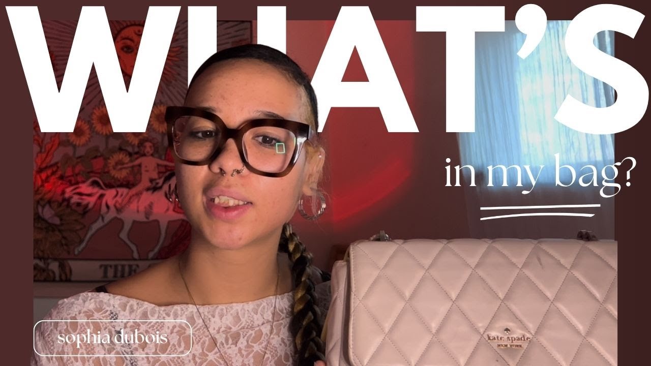 what's in my bag👜 | sophia dubois🩷