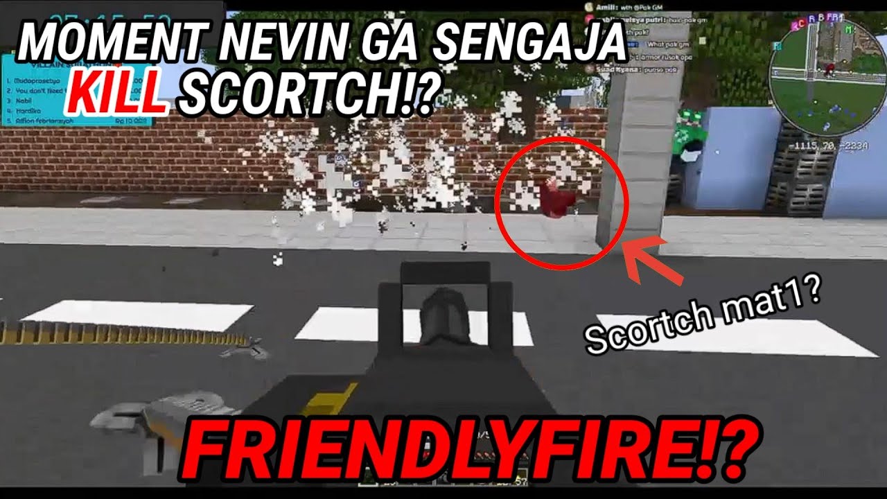 MOMENT @NevinGamingYT GA SENGAJA K1LL @SCORTCH SAAT MELAWAN @Meganekunz