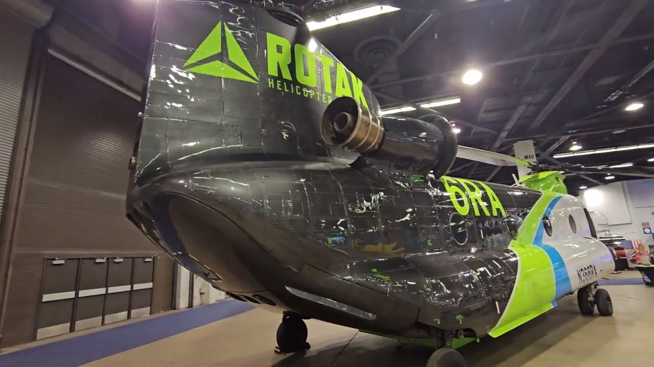 HAI (now VAI) Heli-Expo 2024 walkaround of Rotak Helicopters Chinook