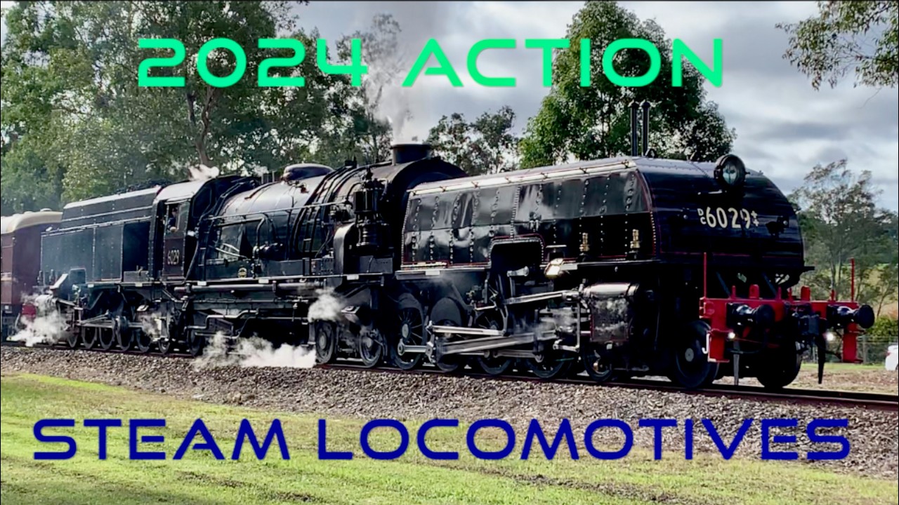 Steam Locomotives in Action - 2024 - Australian Trains