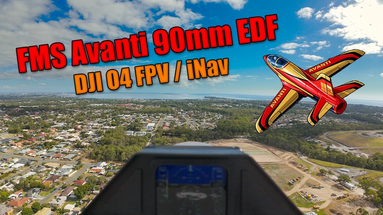FMS 90mm EDF Avanti FPV / iNav exits retirement