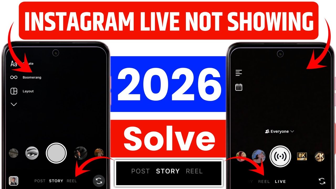 🔴Live Option Not Showing On Instagram | Instagram Par Live Ka Option Nahi a rha 2026 