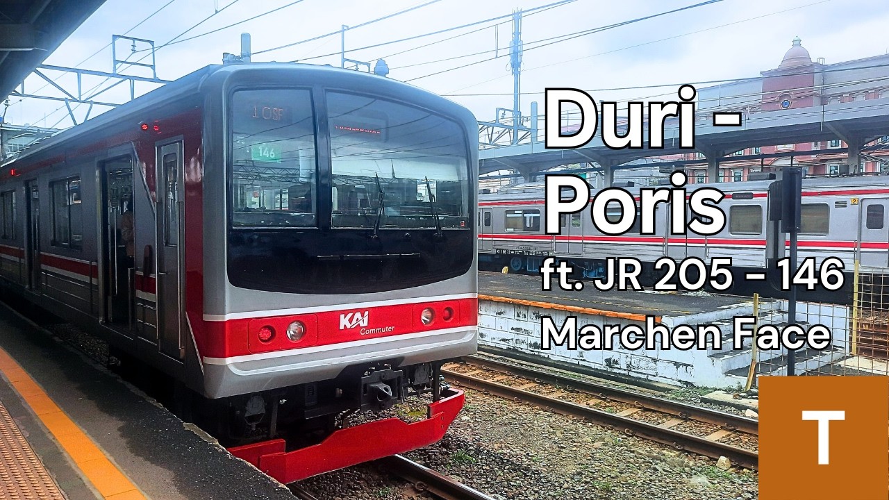 This EMU is being reserved for this line | KAI Commuter Tangerang Line Cabin Ride