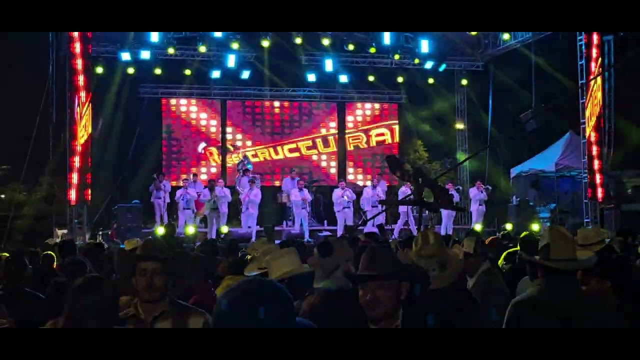 banda restructurada en vivo fiestas patronales el sauz bajo 2024