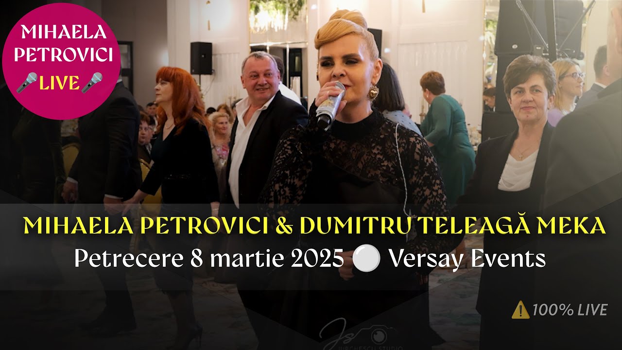Mihaela Petrovici & Dumitru Teleaga Meka - Colaj Ardelene⚪️Petrecere 8 martie 2025⚪️Versay Events