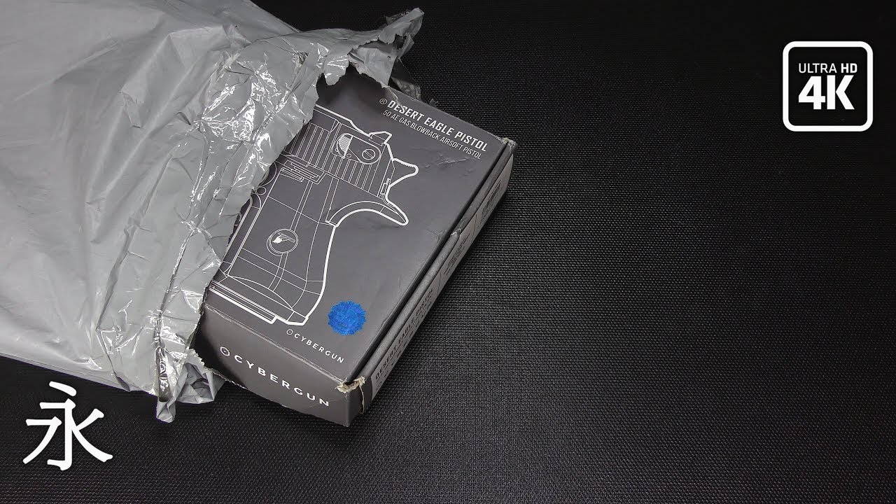 Unboxing & Review: Cybergun/WE Desert Eagle .50AE GBB pistol [4K]