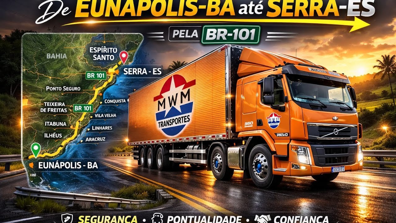 De Eunápolis Sul Da Bahia Até Serra ES Pela Br 101