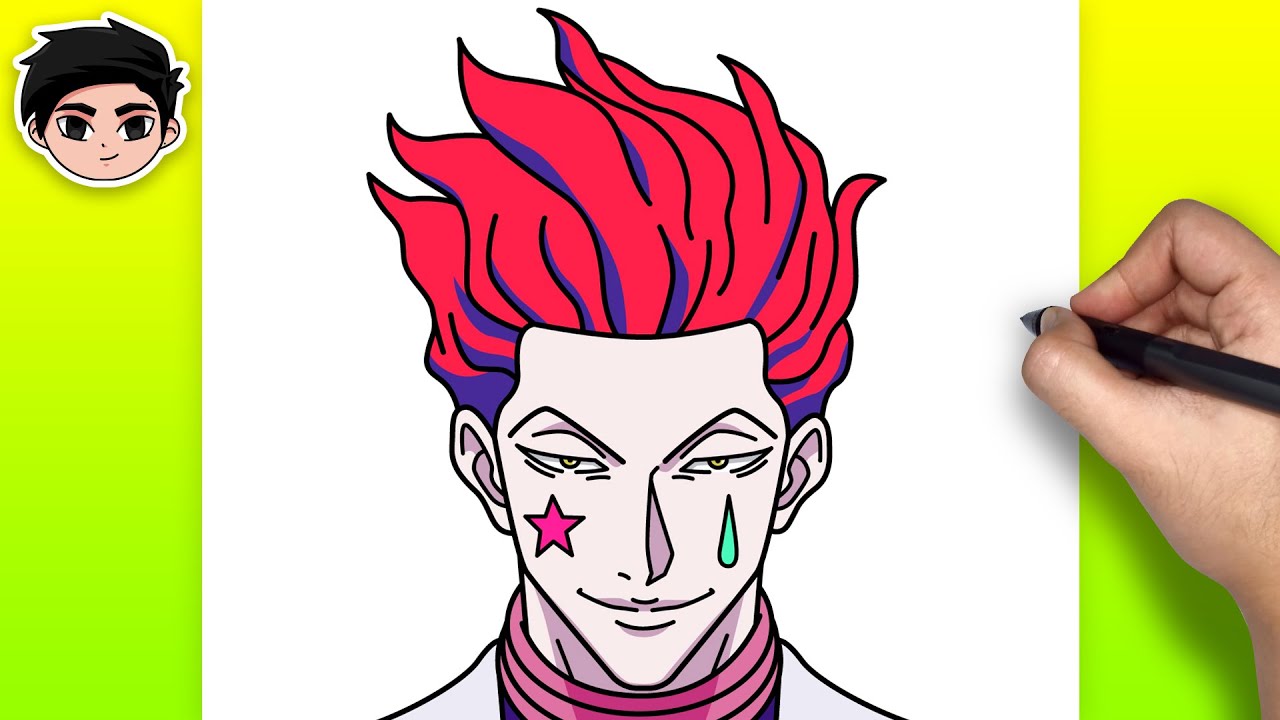 How to Draw HISOKA from Hunter x Hunter | Easy Step-by-Step