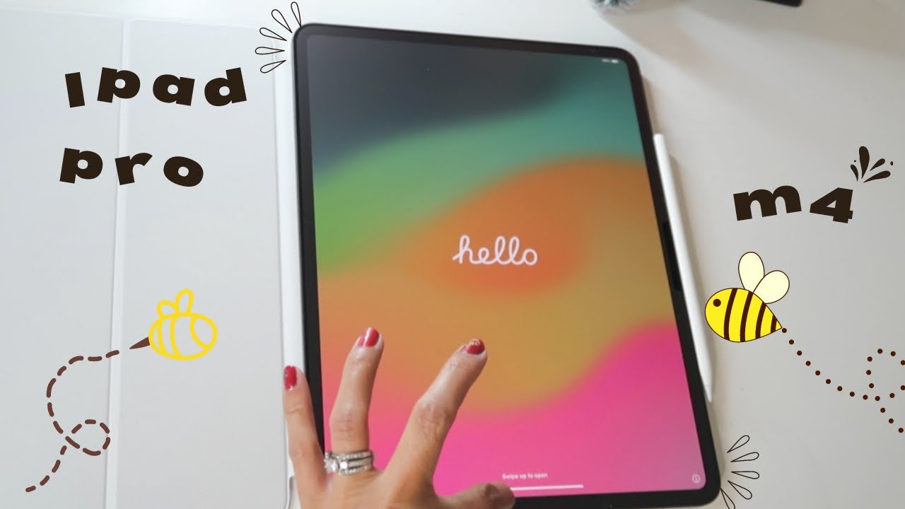 NEW 🍎 iPad Pro M4 13 inch-Apple Pencil Pro-Magic Keyboard & Smart Folio