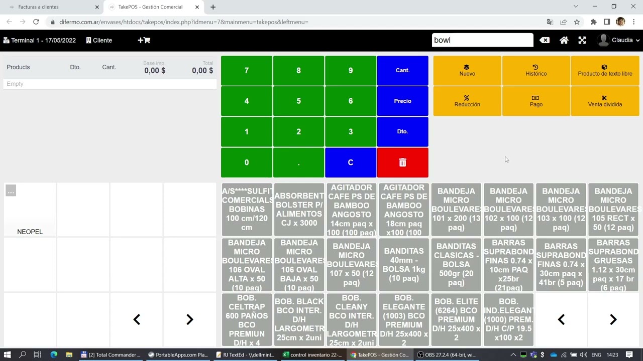 Demostración Dolibarr con Punto de Venta - TPV