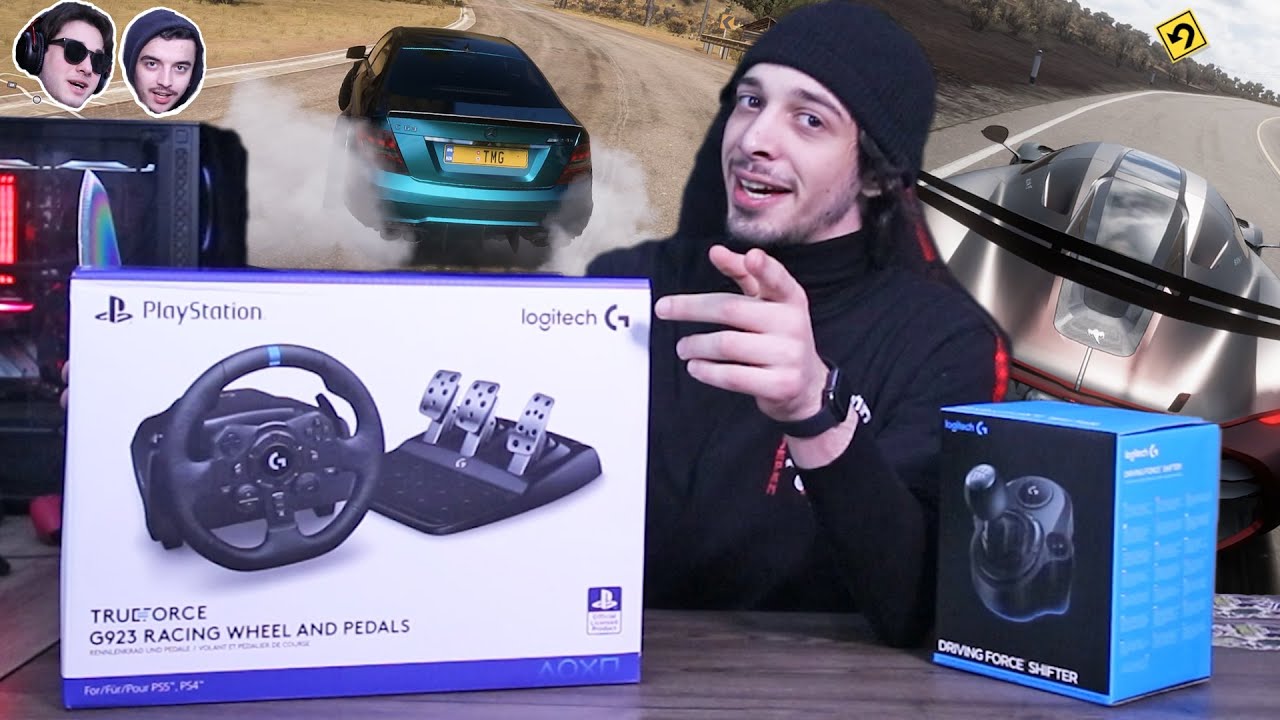 დრიფტი ახალი საჭით!!! | Logitech G923 + Shifter